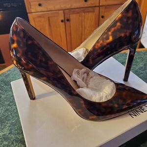 Animal Print Patent Pumps! Classic style with "yowzaa"!
